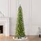 5ft. Pre-Lit Alpine Artificial Christmas Tree, Clear Lights